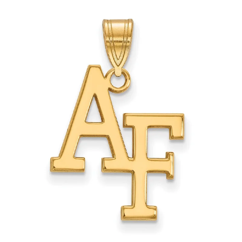 Limited-Stock Jewelry Sale – Once It's Gone, It's Gone 14k Yellow Gold Air force Academy Large 'AF' Pendant Limited-Stock Jewelry Sale – Once It's Gone, It's Gone 14k Yellow Gold Air force Academy Large 'AF' Pendant