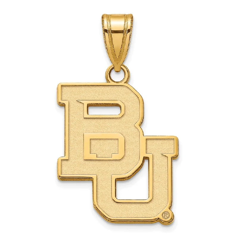 Last Chance To Grab Your Favorite Jewelry At A Discount 14k Yellow Gold Baylor U Large 'BU' Pendant Last Chance To Grab Your Favorite Jewelry At A Discount 14k Yellow Gold Baylor U Large 'BU' Pendant
