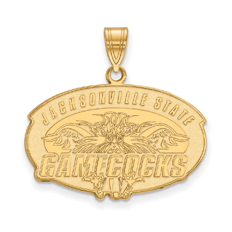 Shop Dazzling Jewelry At The Best Prices 14k Yellow Gold Jacksonville State Large Pendant Shop Dazzling Jewelry At The Best Prices 14k Yellow Gold Jacksonville State Large Pendant