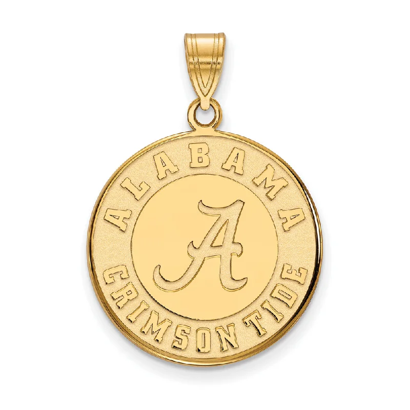 Luxury Jewelry At Unbeatable Discounts 14k Yellow Gold U. of Alabama Large Disc Pendant Luxury Jewelry At Unbeatable Discounts 14k Yellow Gold U. of Alabama Large Disc Pendant