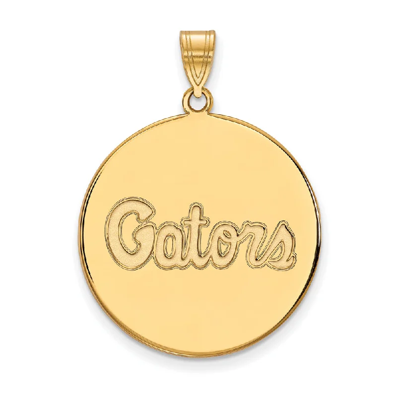 Timeless Jewelry Styles At Wallet-Friendly Prices 14k Yellow Gold U of Florida XL Disc Pendant Timeless Jewelry Styles At Wallet-Friendly Prices 14k Yellow Gold U of Florida XL Disc Pendant