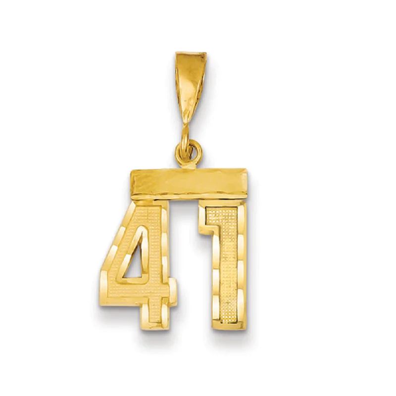 Elegant Necklaces And Bracelets At Limited-Time Offers 14k Yellow Gold, Varsity Collection, Small D/C Pendant Number 41 Elegant Necklaces And Bracelets At Limited-Time Offers 14k Yellow Gold, Varsity Collection, Small D/C Pendant Number 41