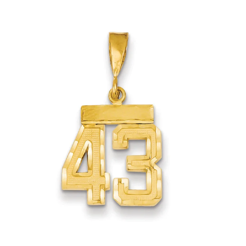 Jewelry Flash Sale – Stylish Designs At Unbeatable Rates 14k Yellow Gold, Varsity Collection, Small D/C Pendant Number 43 Jewelry Flash Sale – Stylish Designs At Unbeatable Rates 14k Yellow Gold, Varsity Collection, Small D/C Pendant Number 43