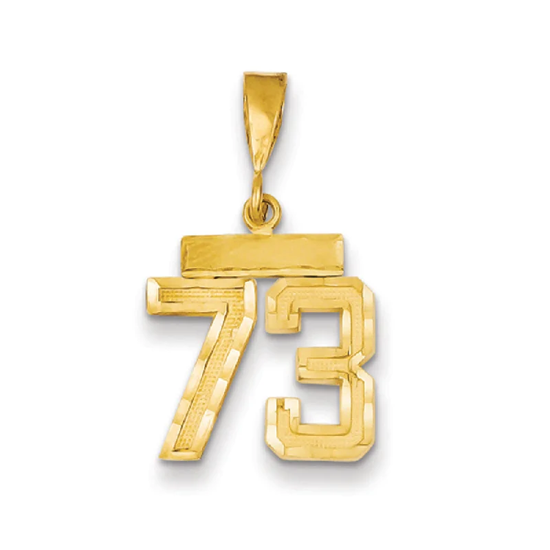 Shop Stylish Jewelry Now And Save Big 14k Yellow Gold, Varsity Collection, Small D/C Pendant Number 73 Shop Stylish Jewelry Now And Save Big 14k Yellow Gold, Varsity Collection, Small D/C Pendant Number 73
