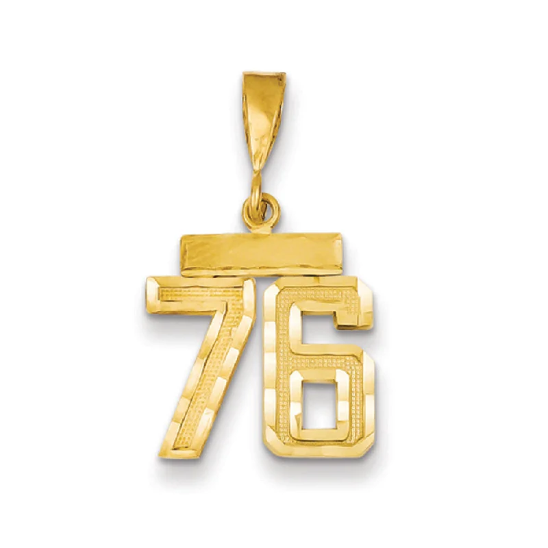 Limited-Time Jewelry Sale – Don't Miss These Deals 14k Yellow Gold, Varsity Collection, Small D/C Pendant Number 76 Limited-Time Jewelry Sale – Don't Miss These Deals 14k Yellow Gold, Varsity Collection, Small D/C Pendant Number 76