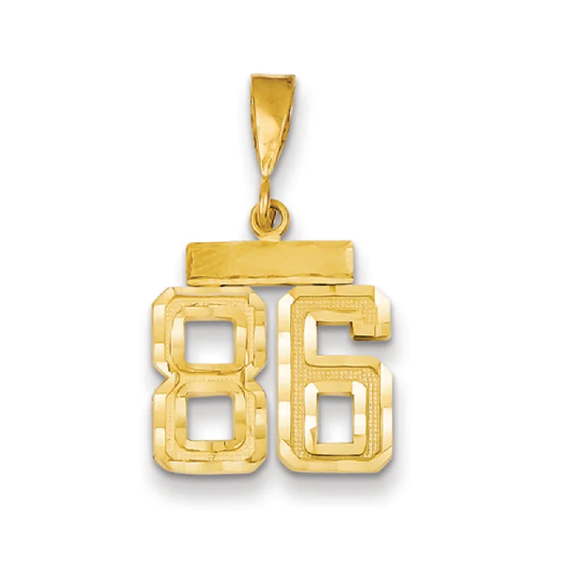 The Perfect Accessory For Less – Jewelry Sale Live 14k Yellow Gold, Varsity Collection, Small D/C Pendant Number 86 The Perfect Accessory For Less – Jewelry Sale Live 14k Yellow Gold, Varsity Collection, Small D/C Pendant Number 86