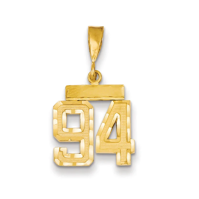 Jewelry Sale Bonanza – Grab Your Sparkle Now 14k Yellow Gold, Varsity Collection, Small D/C Pendant Number 94 Jewelry Sale Bonanza – Grab Your Sparkle Now 14k Yellow Gold, Varsity Collection, Small D/C Pendant Number 94
