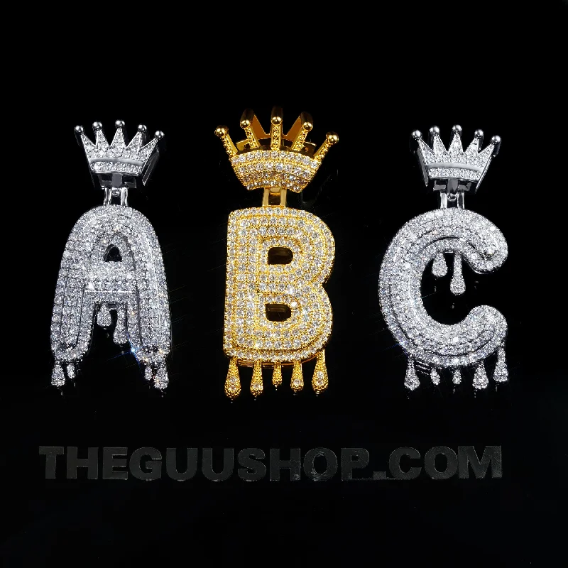 Big Discounts On Elegant Jewelry Collections 22mm Iced Micro-inlay Zircon Crown Letter Hip Hop Pendant # Rapper Chain Big Discounts On Elegant Jewelry Collections 22mm Iced Micro-inlay Zircon Crown Letter Hip Hop Pendant # Rapper Chain
