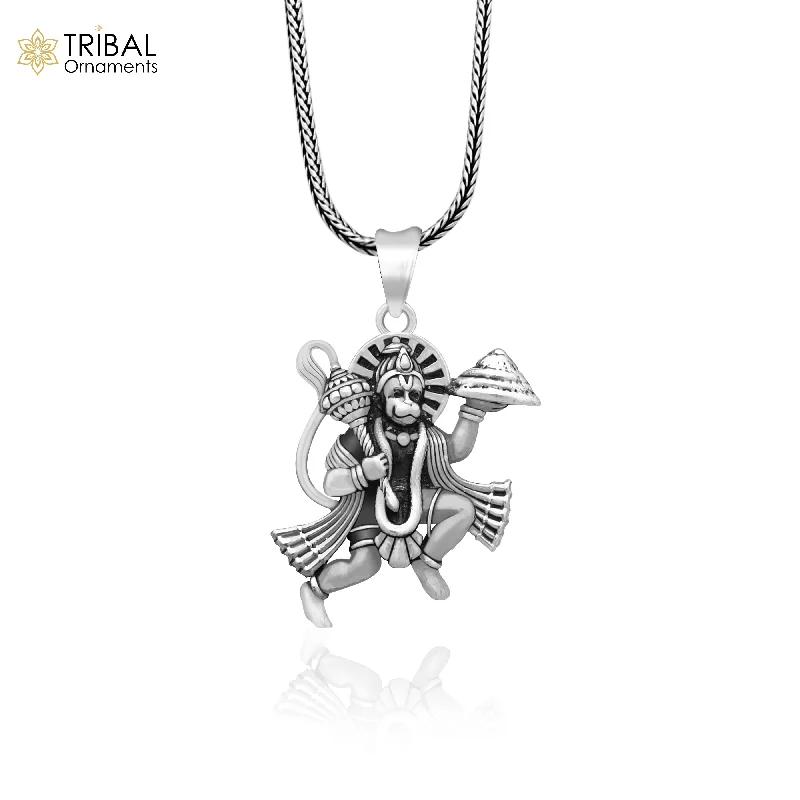 Celebrate With Sparkle – Jewelry Sale Now Live 925 sterling silver handmade Hindu idol God Lord hanuman flying pendant, amazing divine lord bajarangbali pendant gifting jewelry NSP815 Celebrate With Sparkle – Jewelry Sale Now Live 925 sterling silver handmade Hindu idol God Lord hanuman flying pendant, amazing divine lord bajarangbali pendant gifting jewelry NSP815