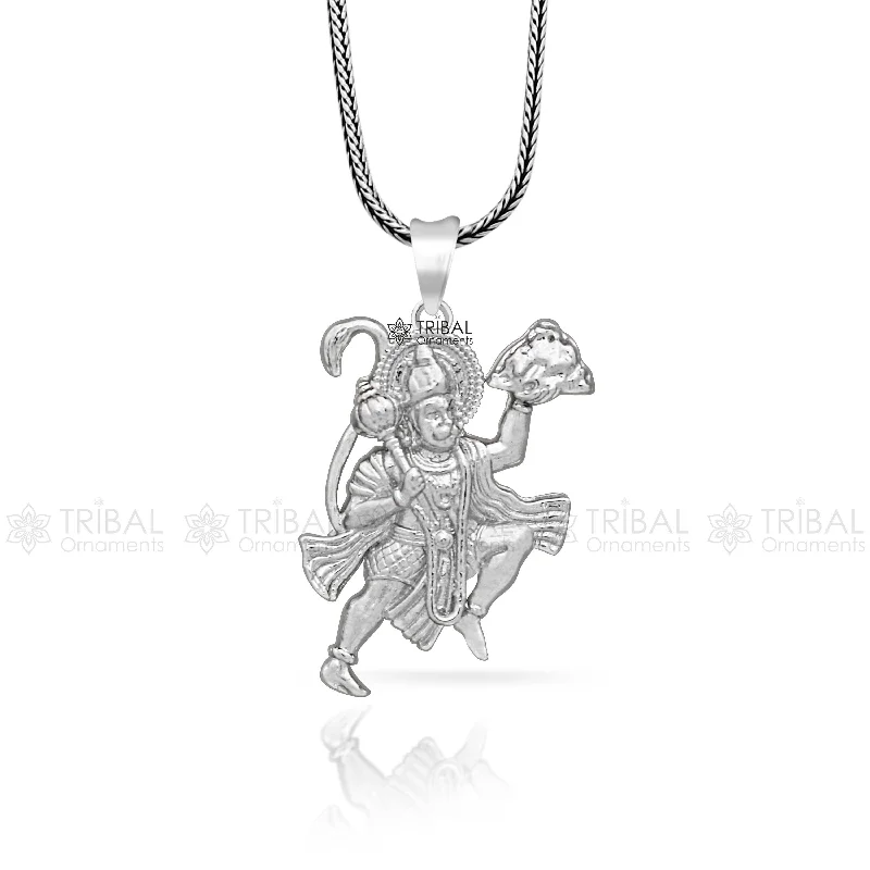 The Perfect Accessory For Less – Jewelry Sale Live 925 sterling silver handmade Hindu idol God Lord hanuman flying pendant, amazing divine lord bajarangbali pendant gifting jewelry NSP825 The Perfect Accessory For Less – Jewelry Sale Live 925 sterling silver handmade Hindu idol God Lord hanuman flying pendant, amazing divine lord bajarangbali pendant gifting jewelry NSP825
