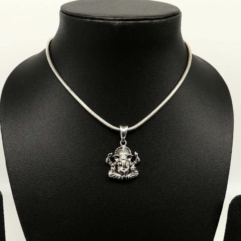 Luxury Jewelry At Unbeatable Discounts 925 sterling silver handmade idol Ganesha pendant, amazing stylish unisex pendant locket personalized jewelry tribal jewelry ssp558 Luxury Jewelry At Unbeatable Discounts 925 sterling silver handmade idol Ganesha pendant, amazing stylish unisex pendant locket personalized jewelry tribal jewelry ssp558