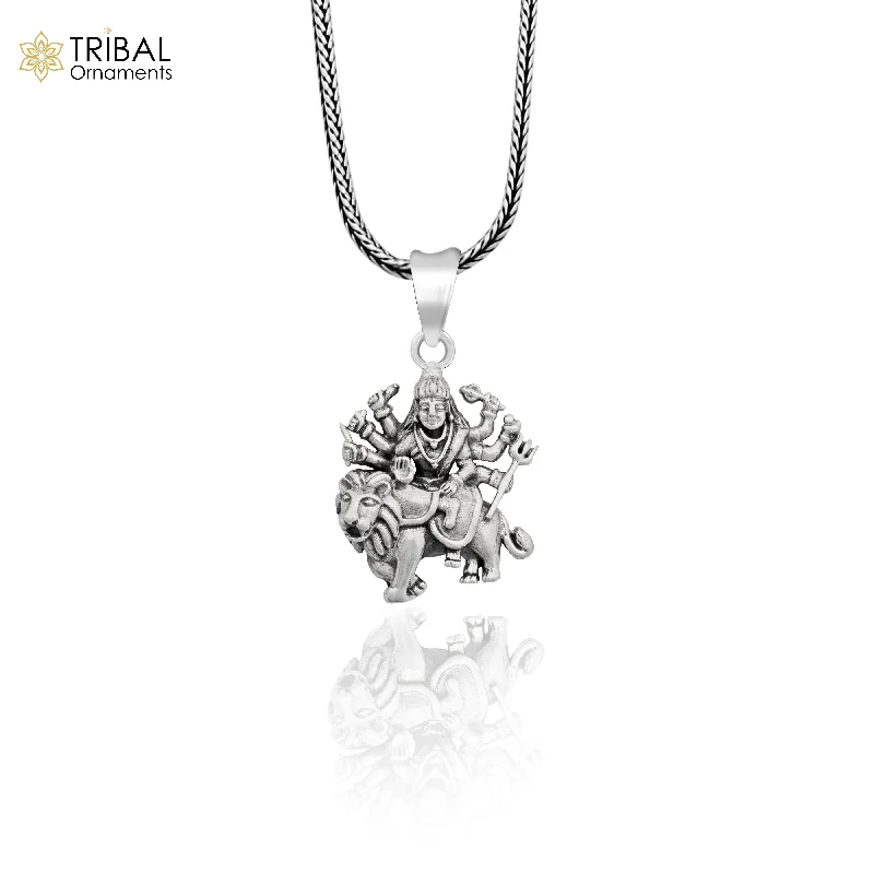 Trending Jewelry Styles Now At Limited-Time Discounts Divine 925 sterling silver Goddess bhawani/ Durga mataji with lion pendant, amazing unisex pendant locket goddess tribal jewelry nsp743 Trending Jewelry Styles Now At Limited-Time Discounts Divine 925 sterling silver Goddess bhawani/ Durga mataji with lion pendant, amazing unisex pendant locket goddess tribal jewelry nsp743
