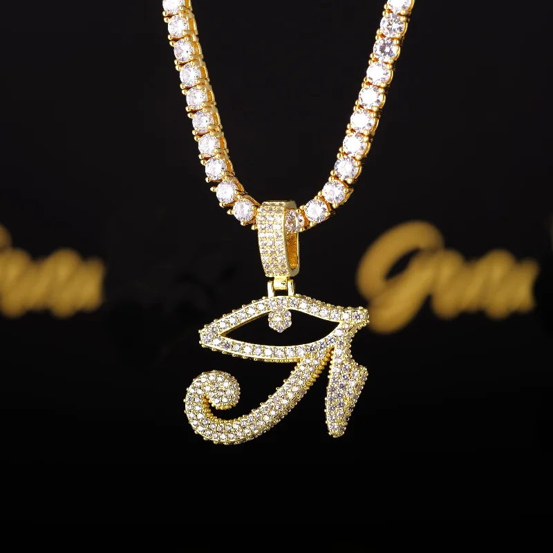 Exclusive Jewelry Sale Event – Shop Now GUU Iced Eye of Horus Necklace