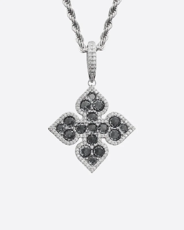 Huge Markdowns On Premium Jewelry Styles MOISSANITE BLACK CLOVER PENDANT. - WHITE GOLD Huge Markdowns On Premium Jewelry Styles MOISSANITE BLACK CLOVER PENDANT. - WHITE GOLD