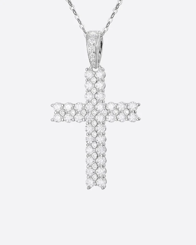 Handcrafted Jewelry Sale – Unique Designs At Low Prices MOISSANITE PAVED CROSS PENDANT. - WHITE GOLD Handcrafted Jewelry Sale – Unique Designs At Low Prices MOISSANITE PAVED CROSS PENDANT. - WHITE GOLD
