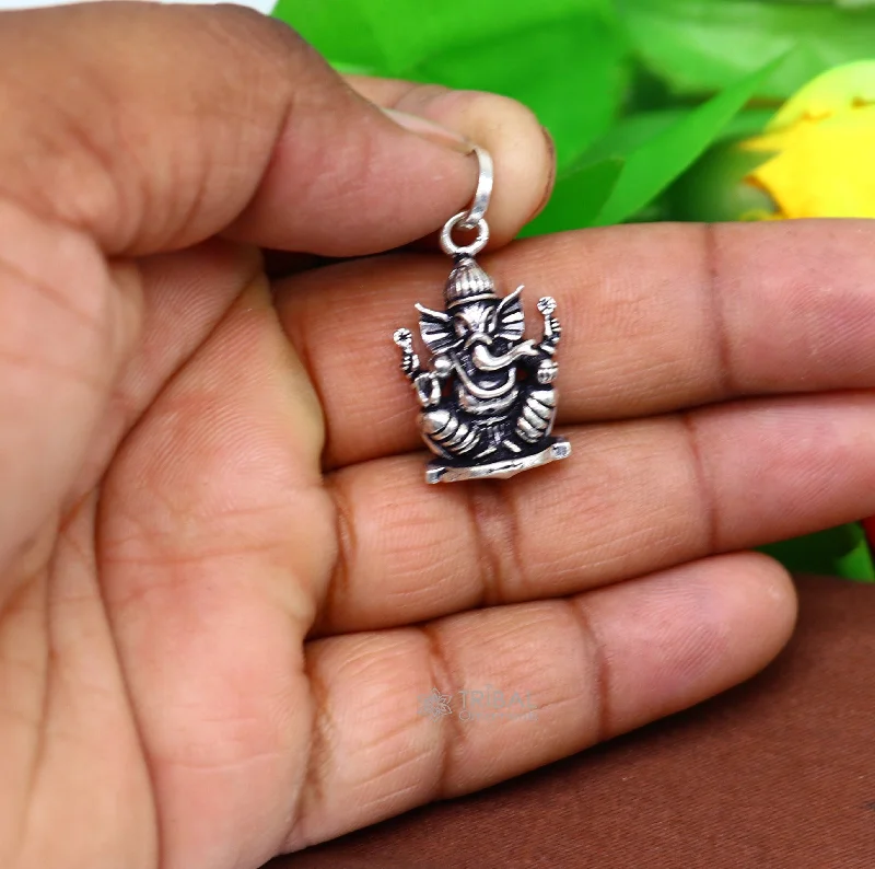 Limited-Stock Jewelry Sale – Shop Before It's Gone Pure 925 sterling silver handmade Lord Ganesha pendant, amazing stylish unisex pendant locket personalized jewelry tribal jewelry nsp618 Limited-Stock Jewelry Sale – Shop Before It's Gone Pure 925 sterling silver handmade Lord Ganesha pendant, amazing stylish unisex pendant locket personalized jewelry tribal jewelry nsp618