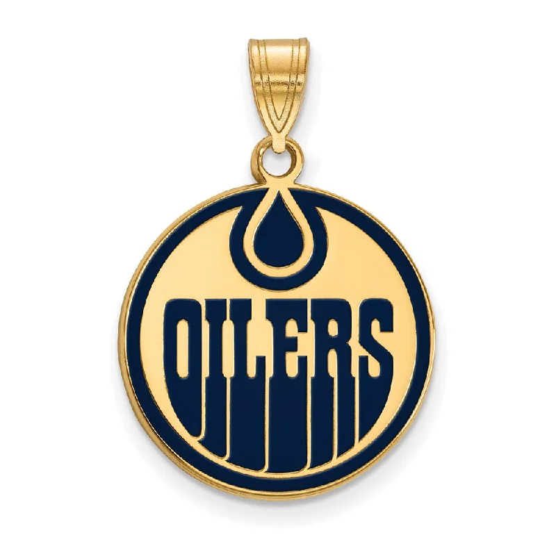 Your Perfect Accessory Now At The Best Price SS 14k Yellow Gold Plated NHL Edmonton Oilers LG Enamel Disc Pendant Your Perfect Accessory Now At The Best Price SS 14k Yellow Gold Plated NHL Edmonton Oilers LG Enamel Disc Pendant