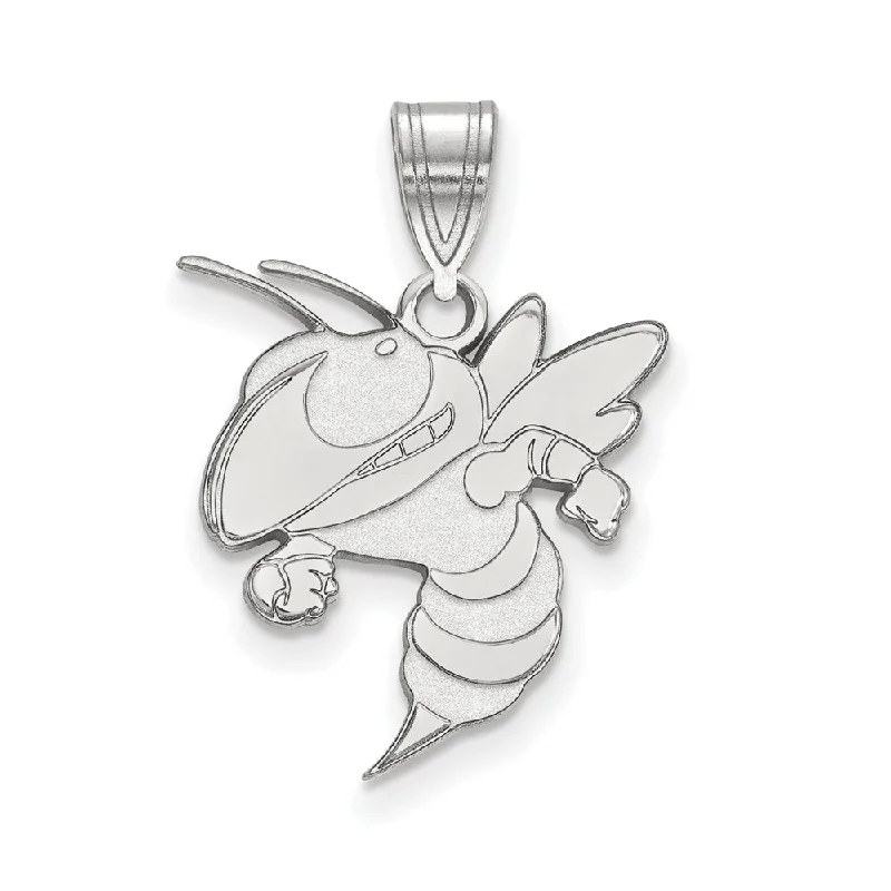 Chic, Trendy, And Affordable Jewelry Sale Sterling Silver Georgia Technology Large Pendant Chic, Trendy, And Affordable Jewelry Sale Sterling Silver Georgia Technology Large Pendant