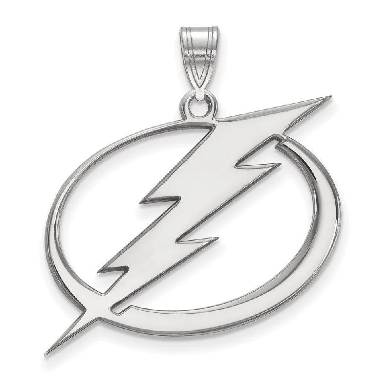 Premium Jewelry At Special Low Prices For A Limited Time Sterling Silver NHL Tampa Bay Lightning XL Pendant Premium Jewelry At Special Low Prices For A Limited Time Sterling Silver NHL Tampa Bay Lightning XL Pendant