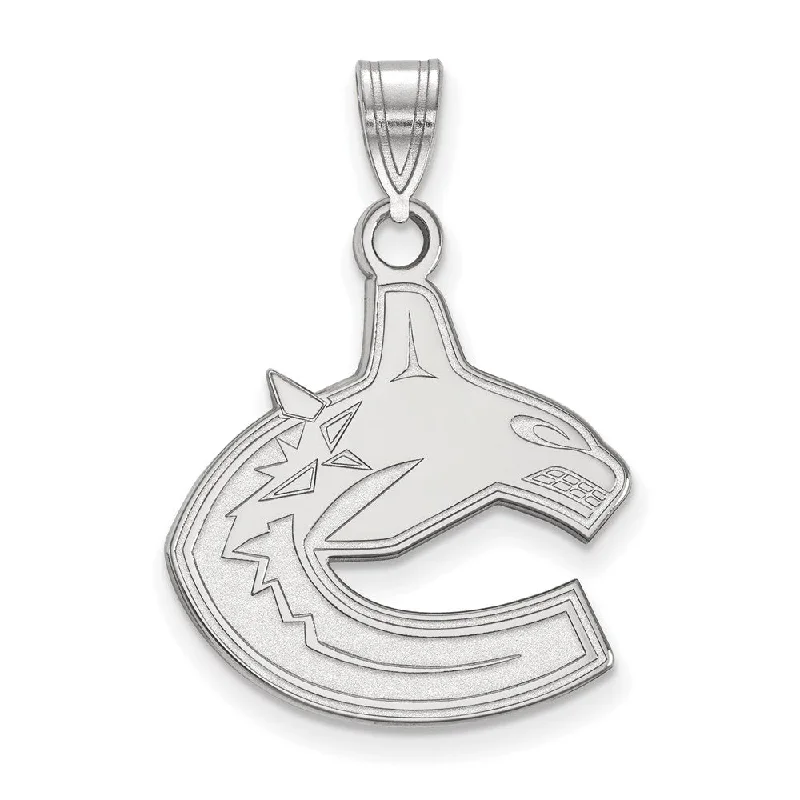 Everyday Jewelry Essentials Now On Sale Sterling Silver NHL Vancouver Canucks Large Pendant Everyday Jewelry Essentials Now On Sale Sterling Silver NHL Vancouver Canucks Large Pendant