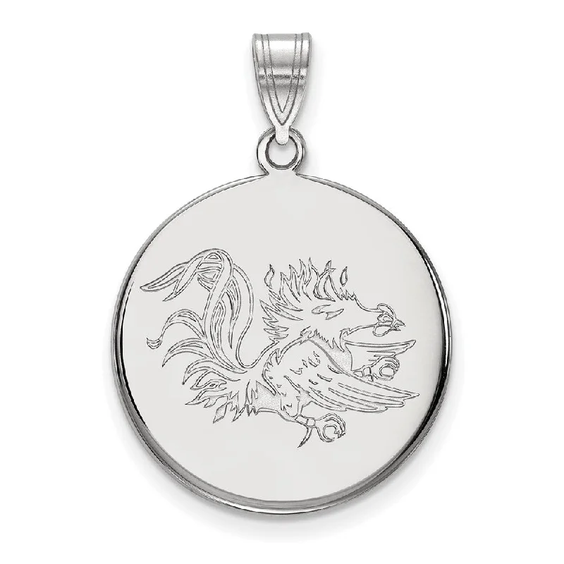 Shop Jewelry That Shines Without The High Price Sterling Silver South Carolina Large Disc Pendant Shop Jewelry That Shines Without The High Price Sterling Silver South Carolina Large Disc Pendant