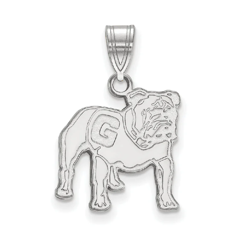 Affordable Gold-Plated Jewelry For Modern Fashion Sterling Silver U. of Georgia Medium Mascot Logo Pendant Affordable Gold-Plated Jewelry For Modern Fashion Sterling Silver U. of Georgia Medium Mascot Logo Pendant