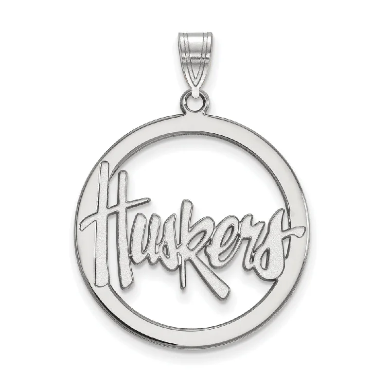 Best Jewelry Deals – Shop Premium Pieces At Great Prices Sterling Silver U. of Nebraska XL Circle Pendant Best Jewelry Deals – Shop Premium Pieces At Great Prices Sterling Silver U. of Nebraska XL Circle Pendant