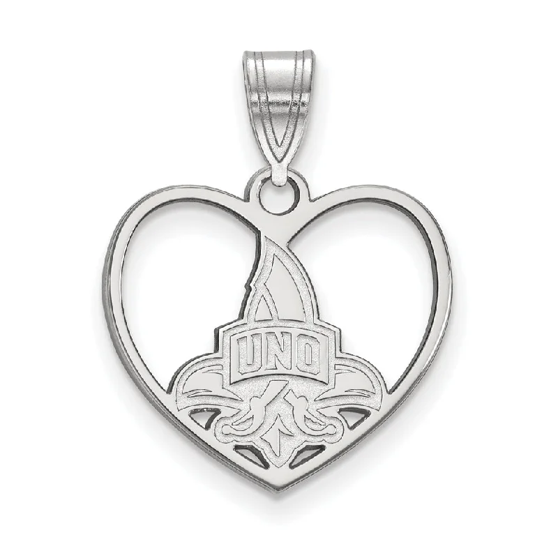 Limited-Time Jewelry Discounts – Shine Without The Splurge Sterling Silver U. of New Orleans Heart Pendant Limited-Time Jewelry Discounts – Shine Without The Splurge Sterling Silver U. of New Orleans Heart Pendant