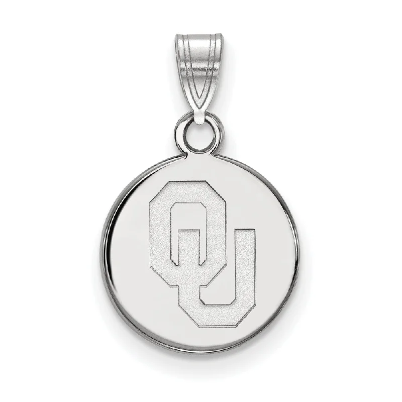 Once-A-Year Jewelry Deals – Shop Before They’Re Gone Sterling Silver U. of Oklahoma Small 'OU' Disc Pendant Once-A-Year Jewelry Deals – Shop Before They’Re Gone Sterling Silver U. of Oklahoma Small 'OU' Disc Pendant