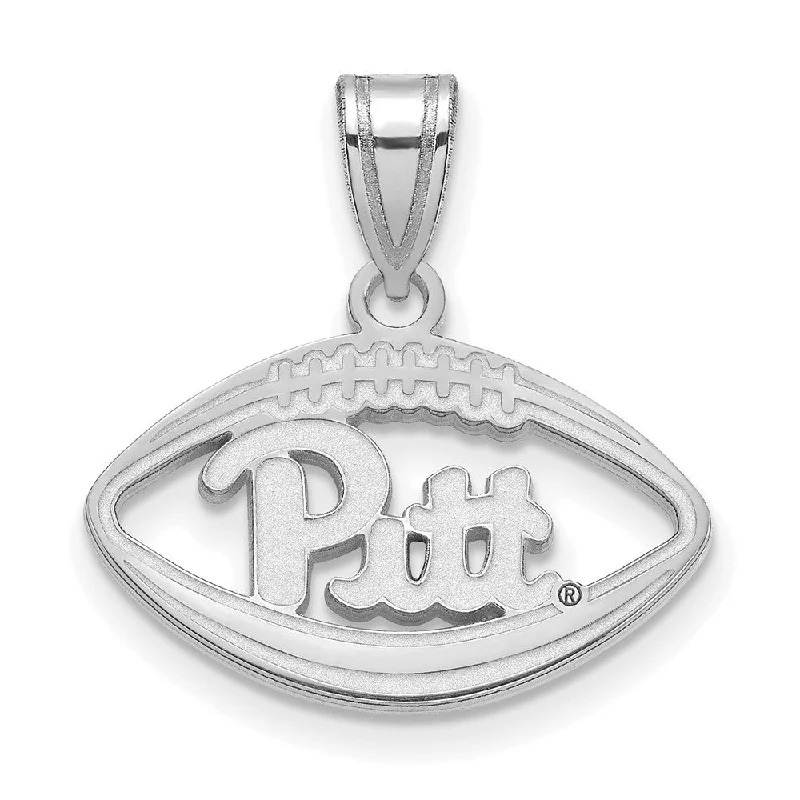 Last Chance To Shop High-End Jewelry At Markdown Prices Sterling Silver U. of Pittsburgh Football Pendant Last Chance To Shop High-End Jewelry At Markdown Prices Sterling Silver U. of Pittsburgh Football Pendant