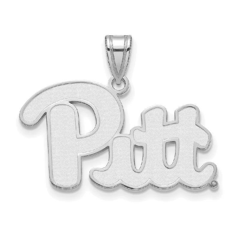 Shop Fine Jewelry With Amazing Deals Sterling Silver U. of Pittsburgh Large 'Pitt' Pendant Shop Fine Jewelry With Amazing Deals Sterling Silver U. of Pittsburgh Large 'Pitt' Pendant