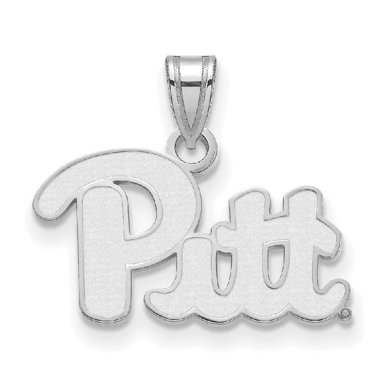 Timeless Elegance, Temporary Discounts – Act Fast Sterling Silver U. of Pittsburgh Small 'Pitt' Pendant Timeless Elegance, Temporary Discounts – Act Fast Sterling Silver U. of Pittsburgh Small 'Pitt' Pendant
