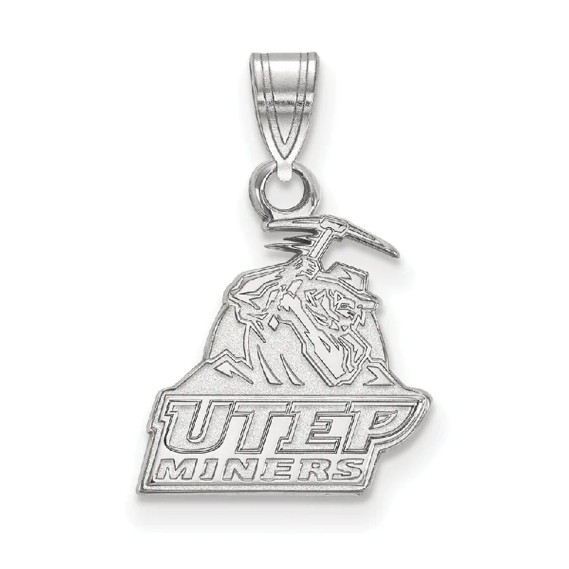 Exclusive Gemstone Jewelry Markdowns – Shop Now Sterling Silver U. of Texas at El Paso Small 'Miners' Pendant Exclusive Gemstone Jewelry Markdowns – Shop Now Sterling Silver U. of Texas at El Paso Small 'Miners' Pendant