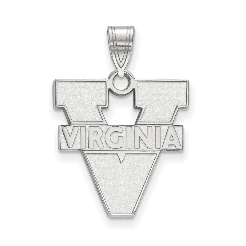 Your Dream Jewelry At Dream Prices Sterling Silver U. of Virginia Large 'V' Logo Pendant Your Dream Jewelry At Dream Prices Sterling Silver U. of Virginia Large 'V' Logo Pendant