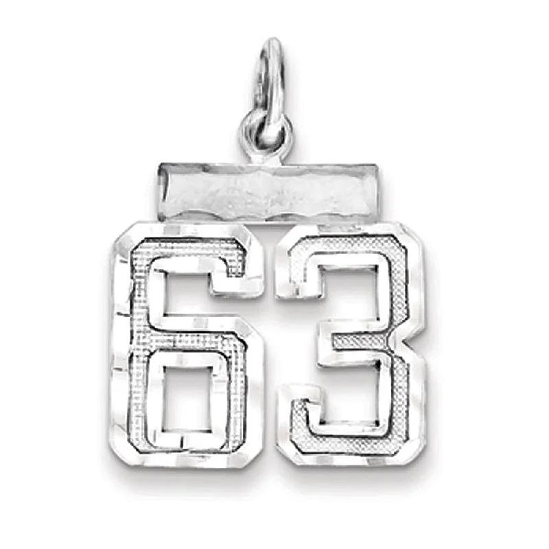Unmissable Deals On Handmade Jewelry Collections Sterling Silver, Varsity Collection, Small D/C Pendant, Number 63 Unmissable Deals On Handmade Jewelry Collections Sterling Silver, Varsity Collection, Small D/C Pendant, Number 63