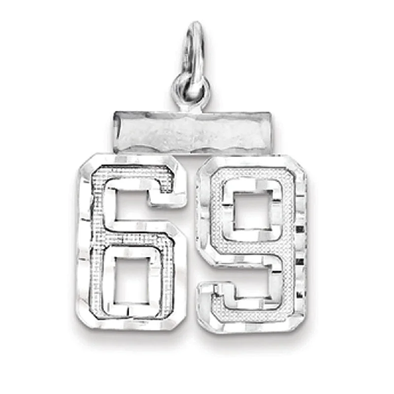 Once-A-Year Jewelry Sale – Grab Your Favorites Now Sterling Silver, Varsity Collection, Small D/C Pendant, Number 69 Once-A-Year Jewelry Sale – Grab Your Favorites Now Sterling Silver, Varsity Collection, Small D/C Pendant, Number 69