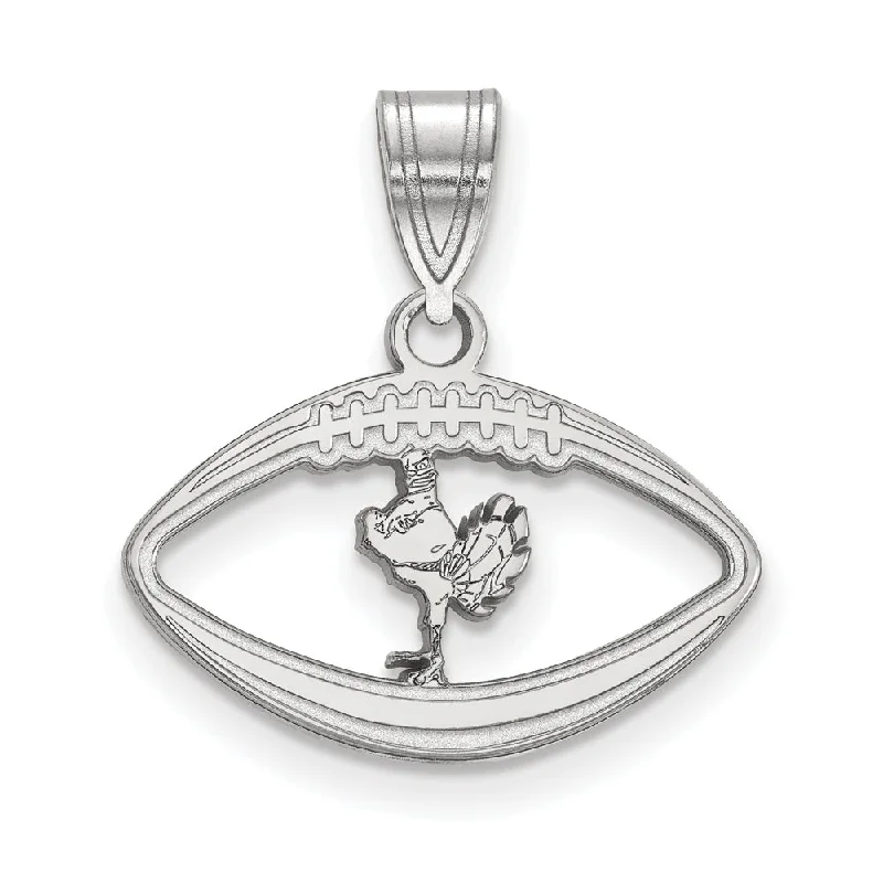 Big Discounts On Elegant Jewelry Collections Sterling Silver Virginia Tech Mascot Logo Football Pendant Big Discounts On Elegant Jewelry Collections Sterling Silver Virginia Tech Mascot Logo Football Pendant