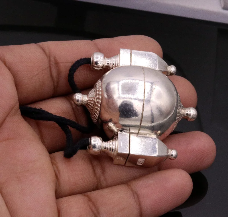 Timeless Jewelry At Special Discount Rates Traditional design silver shiva lingam box amulet pendant handmade mantra box prayer box tribal jewelry from rajasthan india sa02 Timeless Jewelry At Special Discount Rates Traditional design silver shiva lingam box amulet pendant handmade mantra box prayer box tribal jewelry from rajasthan india sa02