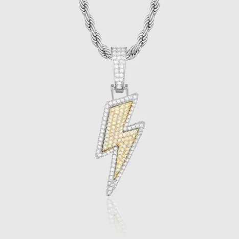 Shop Jewelry That Shines Without The High Price BOLT PENDANT - White Gold