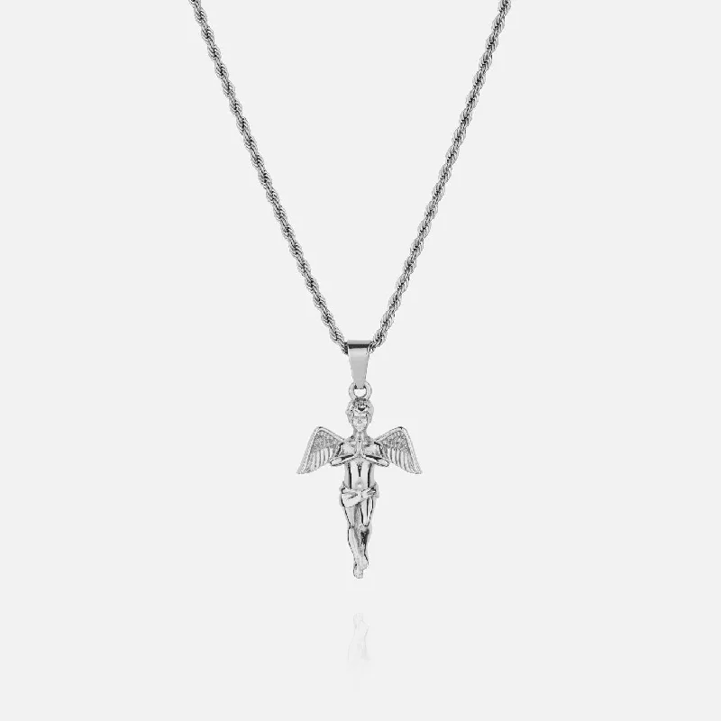 Trending Jewelry Now At Unbeatable Prices Angel Pendant - White Gold