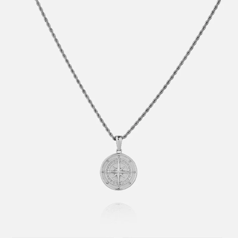 Personalized Jewelry Sale – Unique Gifts At Low Prices Compass - White Gold