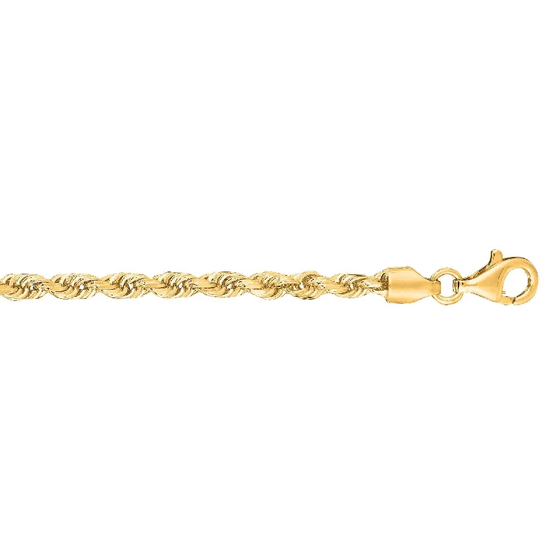 Shine Without Limits – Jewelry Sale Happening Now 10K 18 inches Yellow Gold 3.0mm Shiny Solid Diamond Cut Royal Rope Chain with Lobster Clasp Shine Without Limits – Jewelry Sale Happening Now 10K 18 inches Yellow Gold 3.0mm Shiny Solid Diamond Cut Royal Rope Chain with Lobster Clasp