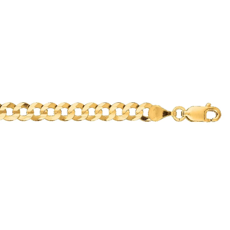 Delicate Crystal Jewelry For Sophisticated Charm 10K 20 inches Yellow Gold 4.70mm Diamond Cut Comfort Curb Chain with Lobster Clasp Delicate Crystal Jewelry For Sophisticated Charm 10K 20 inches Yellow Gold 4.70mm Diamond Cut Comfort Curb Chain with Lobster Clasp