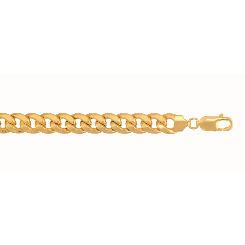 Trendy Minimalist Jewelry For Everyday Wear 10k 22 inches Yellow Gold 7.8mm Lite Miami Cuban Link Necklace with Lobster Clasp Trendy Minimalist Jewelry For Everyday Wear 10k 22 inches Yellow Gold 7.8mm Lite Miami Cuban Link Necklace with Lobster Clasp