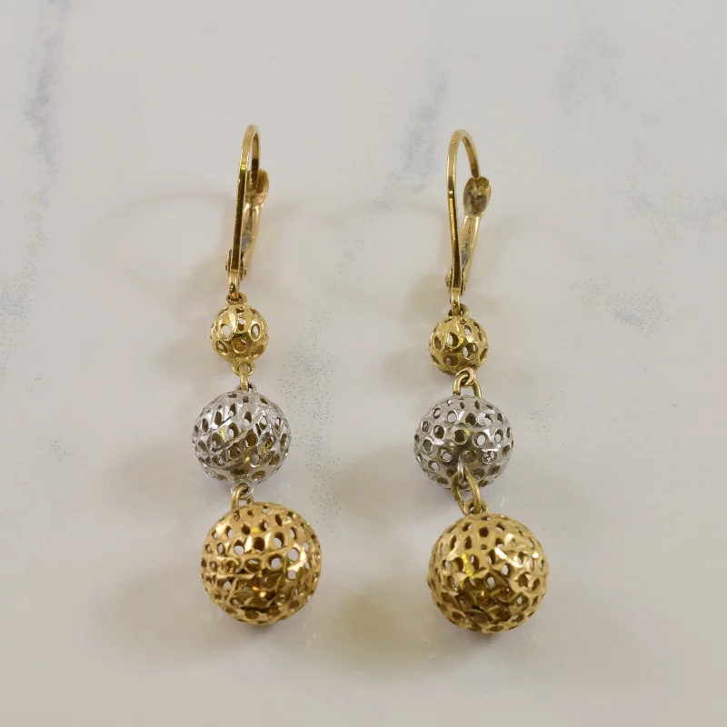Best Jewelry Sale – Shop Exclusive Designs Now 14k Two Tone Drop Earrings |