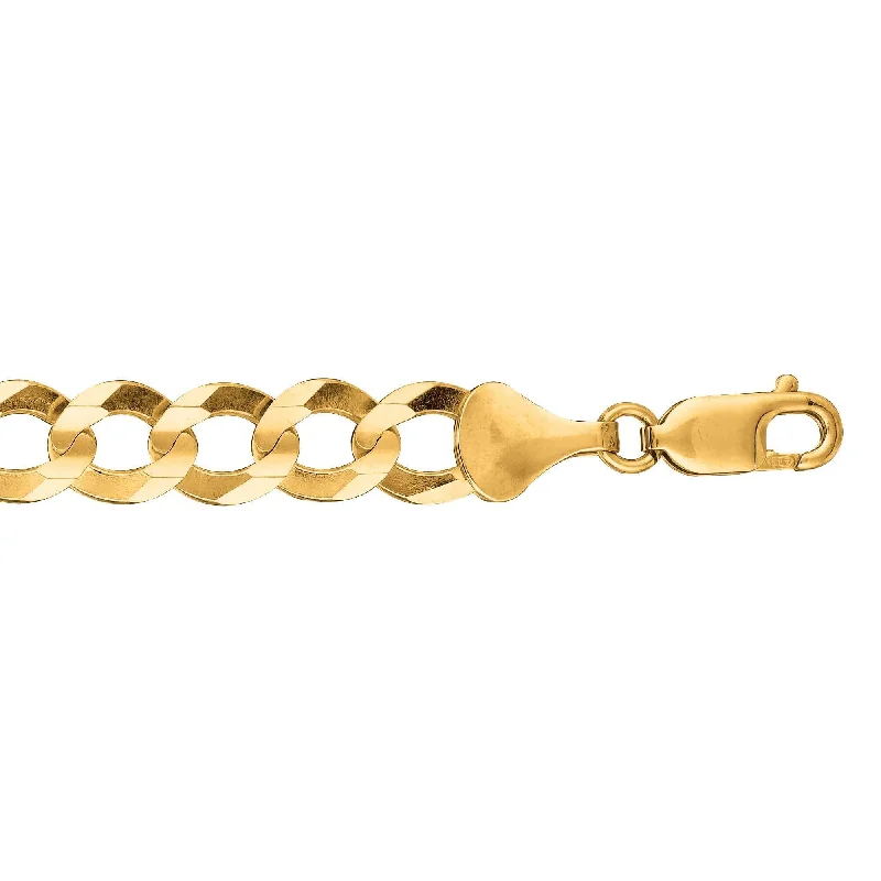 Limited-Time Offer On Elegant Jewelry Pieces 14kt 20 inches Yellow Gold 8.2mm Diamond Cut Comfort Curb Chain with Lobster Clasp Limited-Time Offer On Elegant Jewelry Pieces 14kt 20 inches Yellow Gold 8.2mm Diamond Cut Comfort Curb Chain with Lobster Clasp
