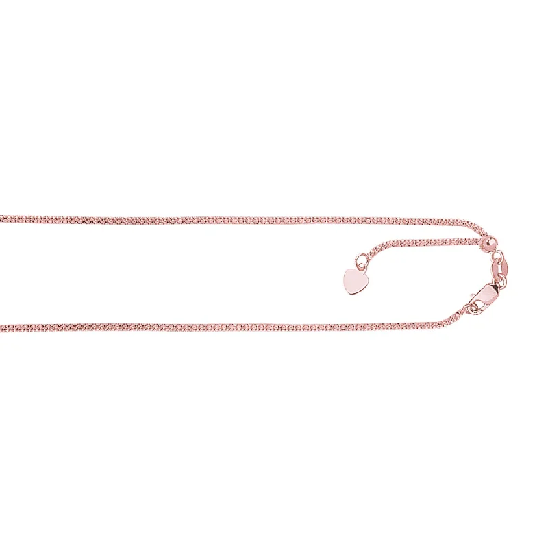Flash Sale On Exquisite Jewelry – Don't Miss Out 14kt 22 inches Rose Gold 1.3mm Diamond Cut Adjustable Popcorn Chain with Lobster Clasp+ Hearing Charm Flash Sale On Exquisite Jewelry – Don't Miss Out 14kt 22 inches Rose Gold 1.3mm Diamond Cut Adjustable Popcorn Chain with Lobster Clasp+ Hearing Charm