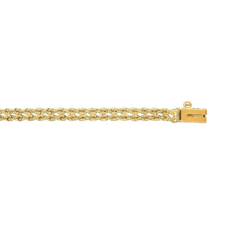 Fashion-Forward Jewelry At Exclusive Discounts 14kt 7 inches Yellow Gold 3.0mm Diamond Cut Multi Line Rope Chain with Box Catch Clasp Fashion-Forward Jewelry At Exclusive Discounts 14kt 7 inches Yellow Gold 3.0mm Diamond Cut Multi Line Rope Chain with Box Catch Clasp