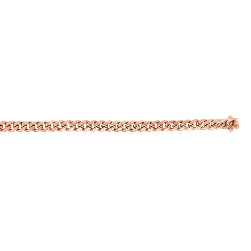 Exclusive Jewelry Offers – Sparkle For Less 14kt Gold 24 inches Rose Finish 6.1mm New Miami Cuban Chain with Box Clasp Exclusive Jewelry Offers – Sparkle For Less 14kt Gold 24 inches Rose Finish 6.1mm New Miami Cuban Chain with Box Clasp