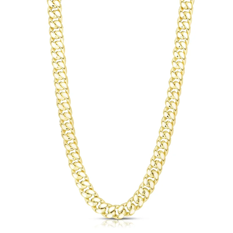Huge Savings On Timeless Jewelry Collections 14kt Gold 26 inches Yellow Finish 11.13mm Polished New Semi-Solid Miami Cuban Chain with Box Clasp Huge Savings On Timeless Jewelry Collections 14kt Gold 26 inches Yellow Finish 11.13mm Polished New Semi-Solid Miami Cuban Chain with Box Clasp